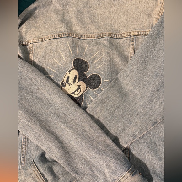 Disney Parks Mickey Mouse Blue Jean Jacket - Picture 2 of 6